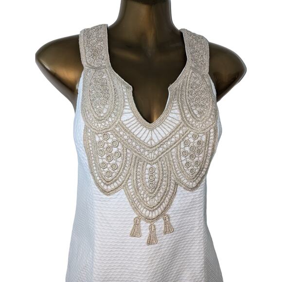 Lilly Pulitzer Sz 8 LARGO Sun Dress Resort White - Picture 3 of 9